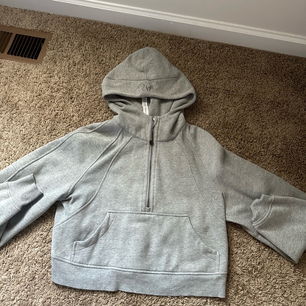 lululemon scuba oversized calf zip hoodie